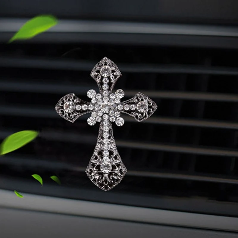 Автомобильные аксессуары освежитель воздуха Алмазный крест Иисус христианский