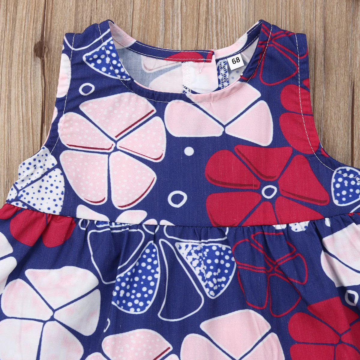 Летняя одежда для маленьких девочек комплект из 3 предметов Одежда платье с