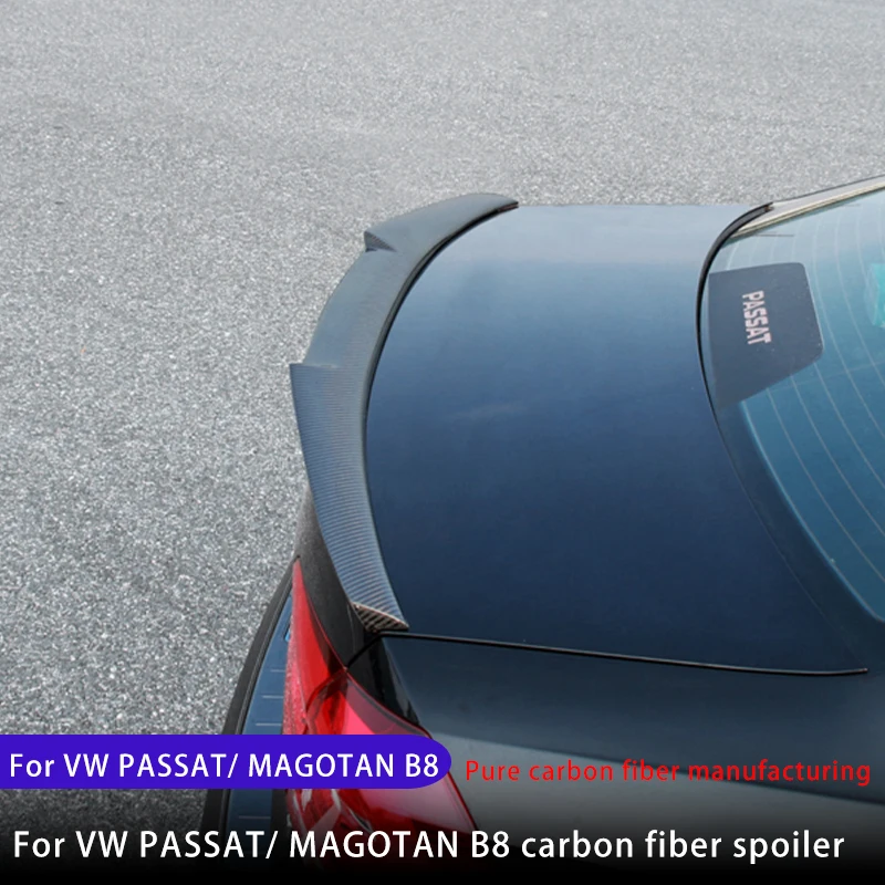 

Спойлер из углеродного волокна для Volkswagen PASSAT MAGOTAN, модифицированный хвост из углеродного волокна для VW B82011-2021JDM