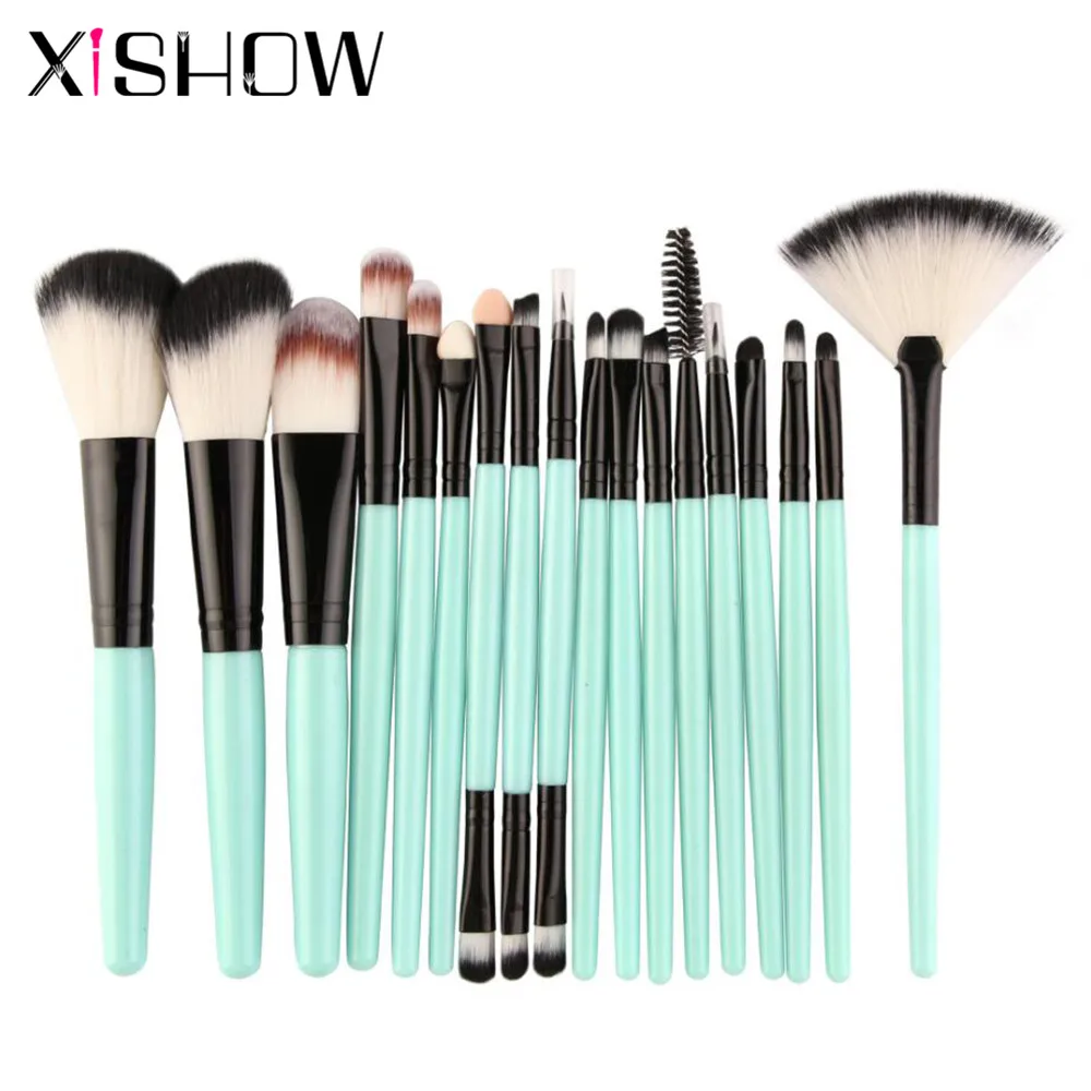 

Makeup brushes Set 18pcs Cosmetics makeup Eyeliner Blending Highlighter Powder Foundation Eyelash Eyebrow Blush Brush Maquiagem