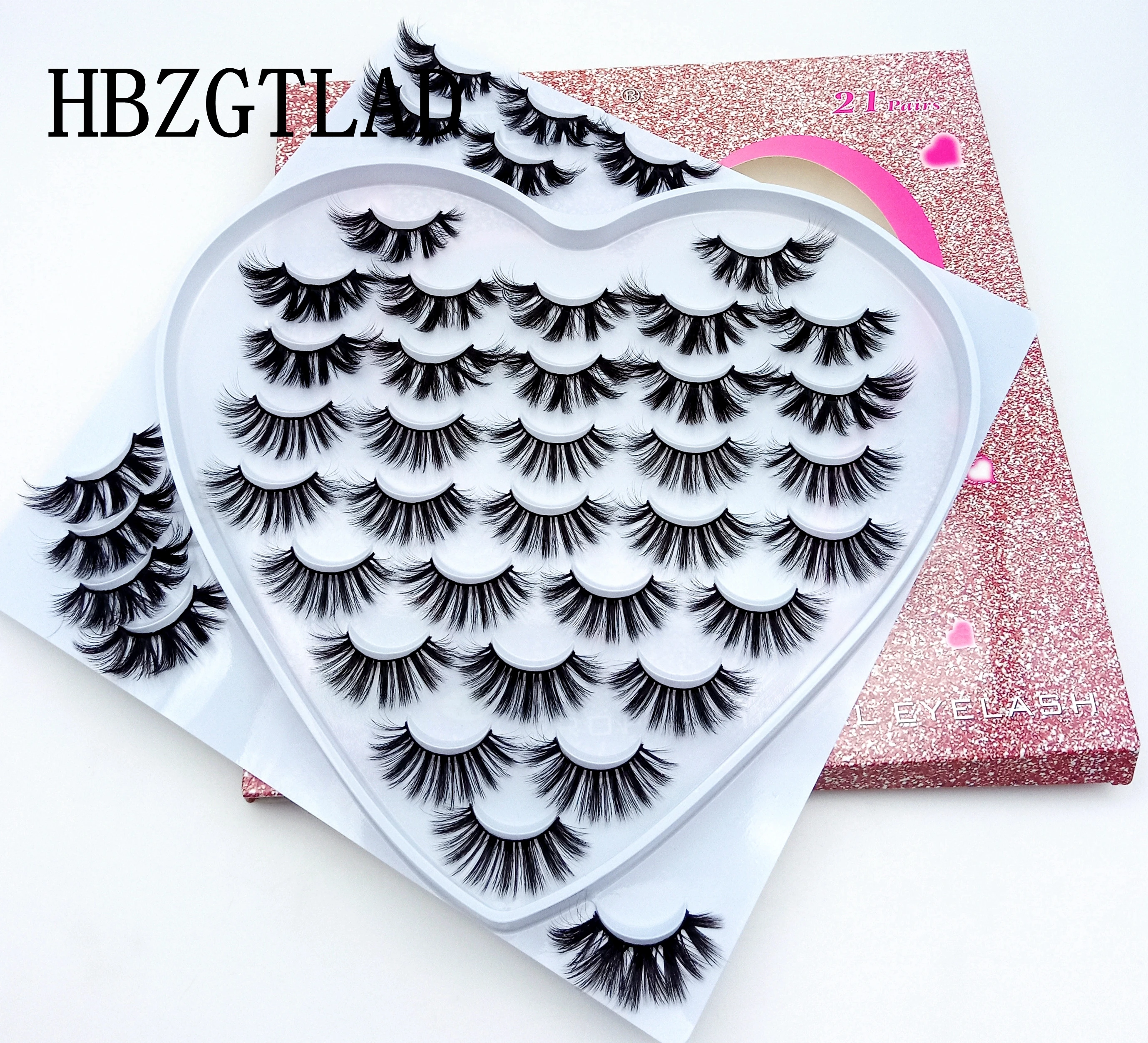 Ресницы норковые объемные длинные толстые 2-21 пара 18-25 мм | Красота и здоровье