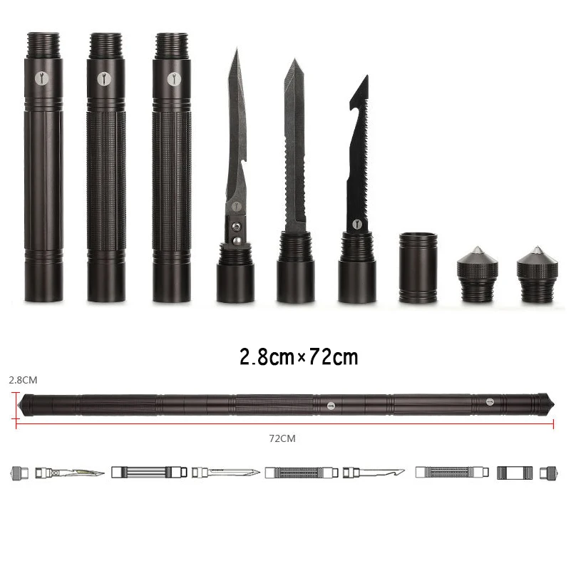 Многофункциональный инструмент 10 в 1 для выживания экстренных ситуациях на