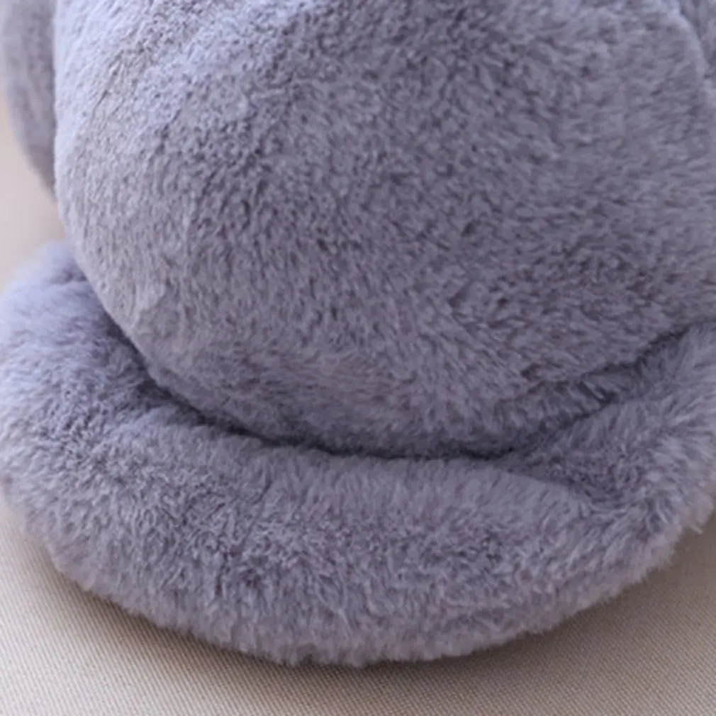 1pc Solid Cat-shaped plush pillow Cat Puppet Pillow Neutral Plush Brushed Cotton For Fabulous Softness Lovely Cuddly Cushions | Игрушки и
