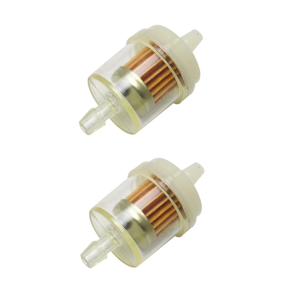 

2PCS Fuel Filter Moped Scooter Dirt Bike ATV Quad Go Kart ATV Heavy Duty