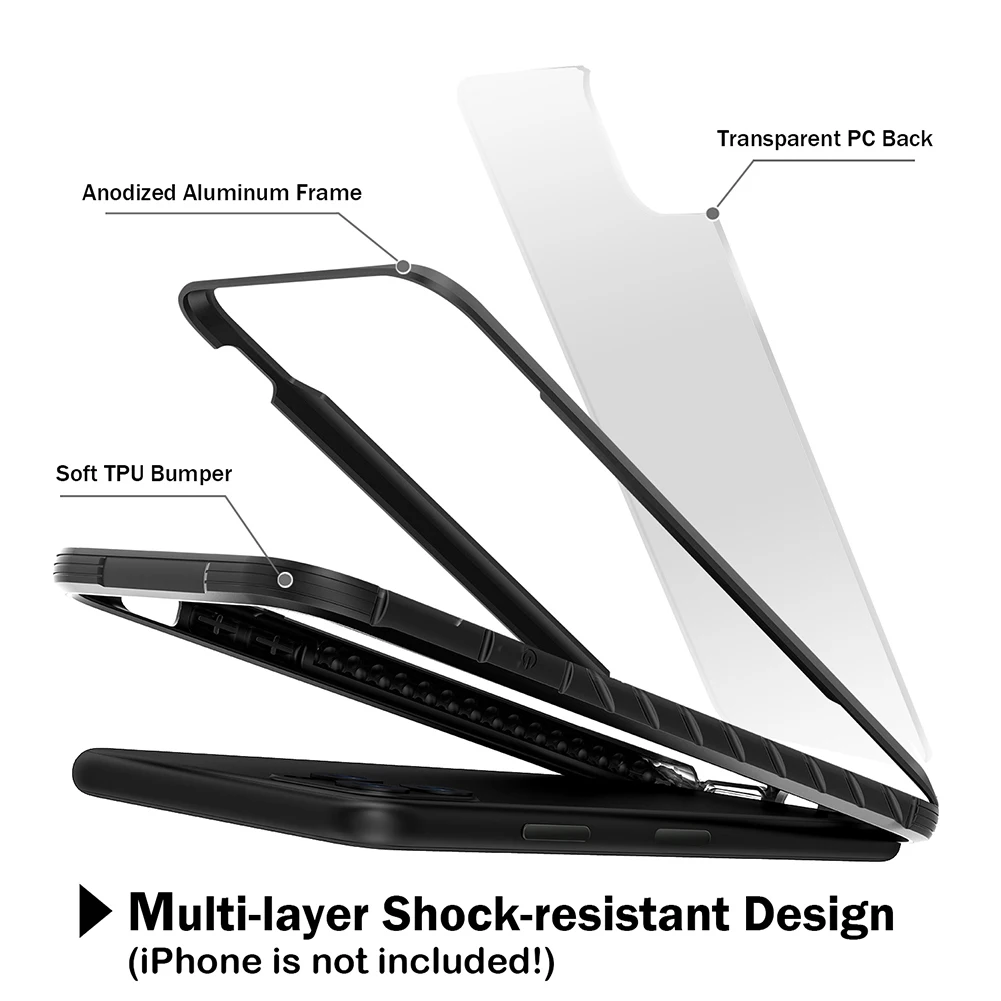 Подходит для iPhone 11 pro /11/11 max чехол телефона 5 8 дюйма/6 1 дюйма металлический