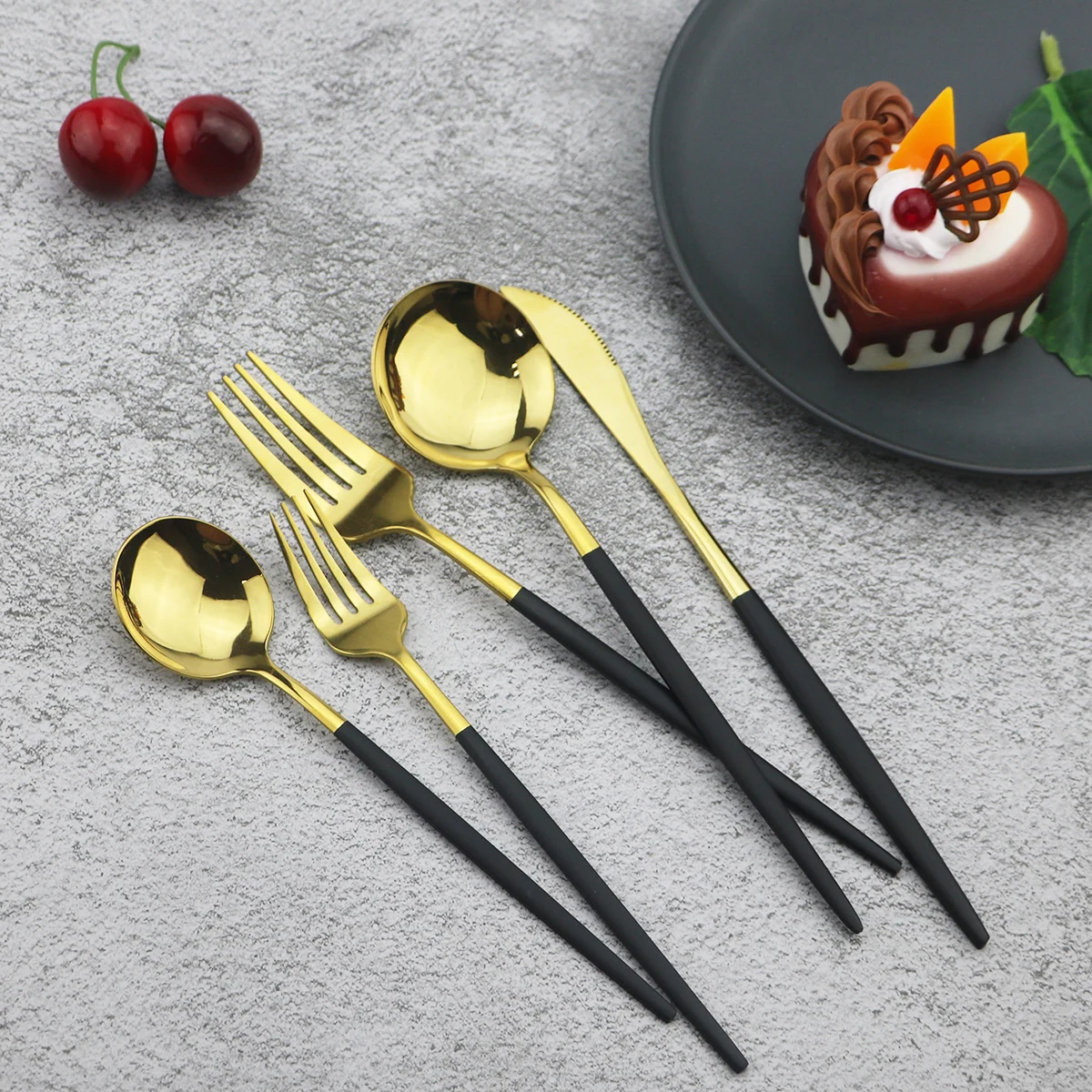 Горячая Распродажа Прямая поставка 20 шт. столовая посуда из нержавеющей стали 18/10