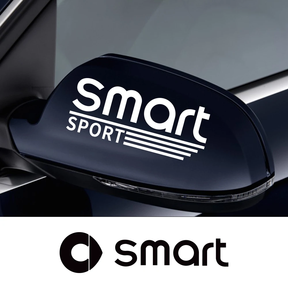 Автомобильная наклейка на зеркало заднего вида для Smart Fortwo Forfour 453 451 450 спортивный
