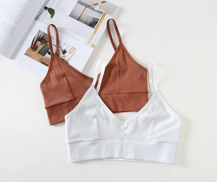 Белый отжимать Bralette сексуальные бюстгальтеры для женщин нижнее белье 3/4 чашки без подкладок с низкой спинкой бюстгальтер топы хлопок пикантное нижнее белье с открытой спиной