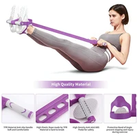 multifunctional sit ups puller pedal pull rope fitness equipment home sports foot pedal chest expander pilates at home