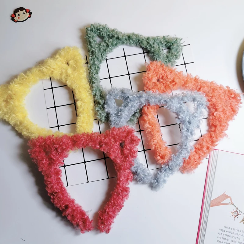 Повязка для волос с кроличьими и кошачьими ушками на осень/зиму|Аксессуары