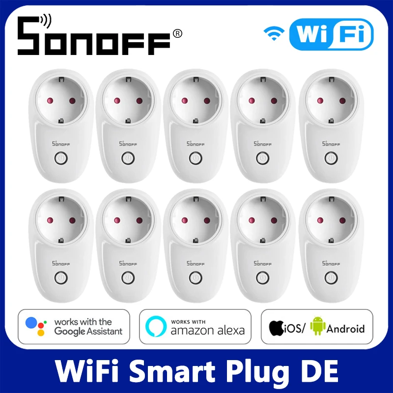 Умная розетка SONOFF S26R2 S26 R2 с Wi-Fi разъем EU DE UA RU модули автоматизации удержания