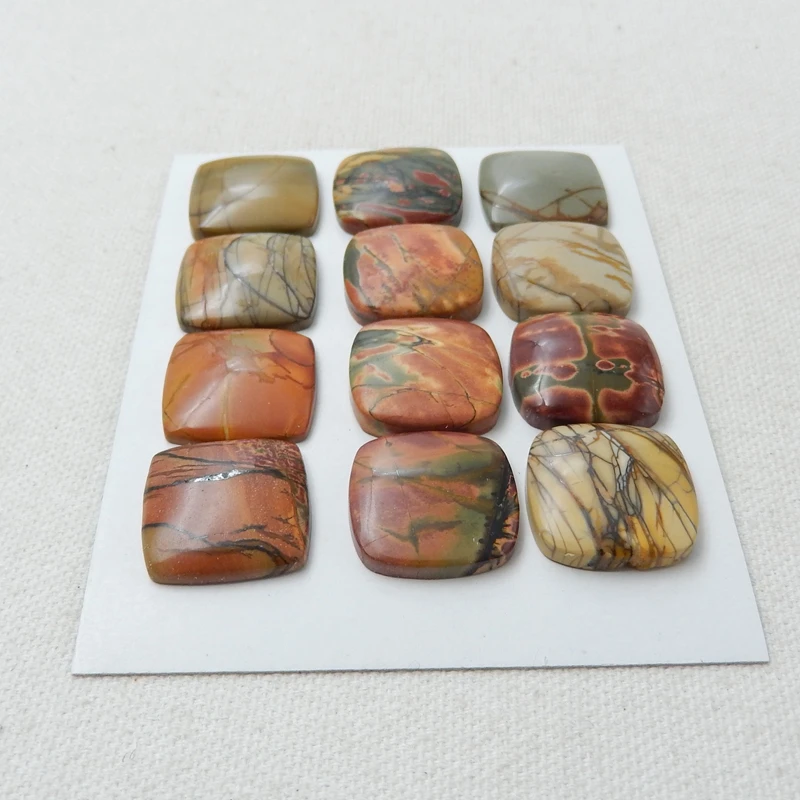 Распродажа 12 шт. модные геометрические разноцветные наборы кабошонов Пикассо