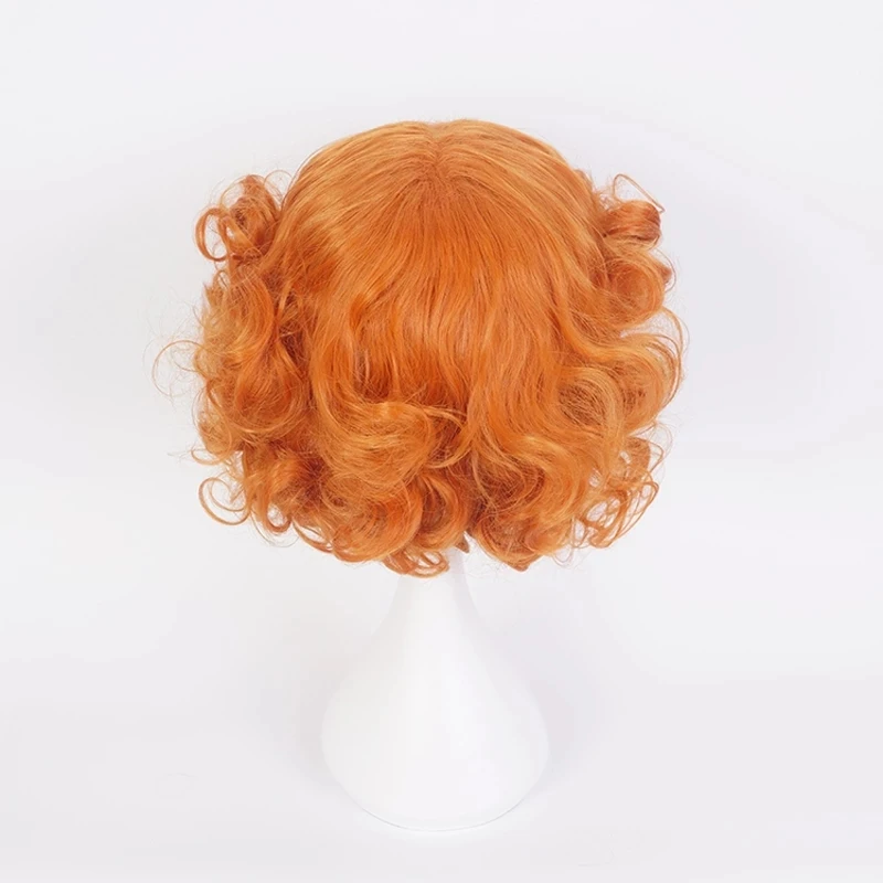 

Alice in Wonderland 2 Mad Hatter Tarrant Hightopp Wig Short Orange Heat Resistant Synthetic Hair Perucas Cosplay Wig