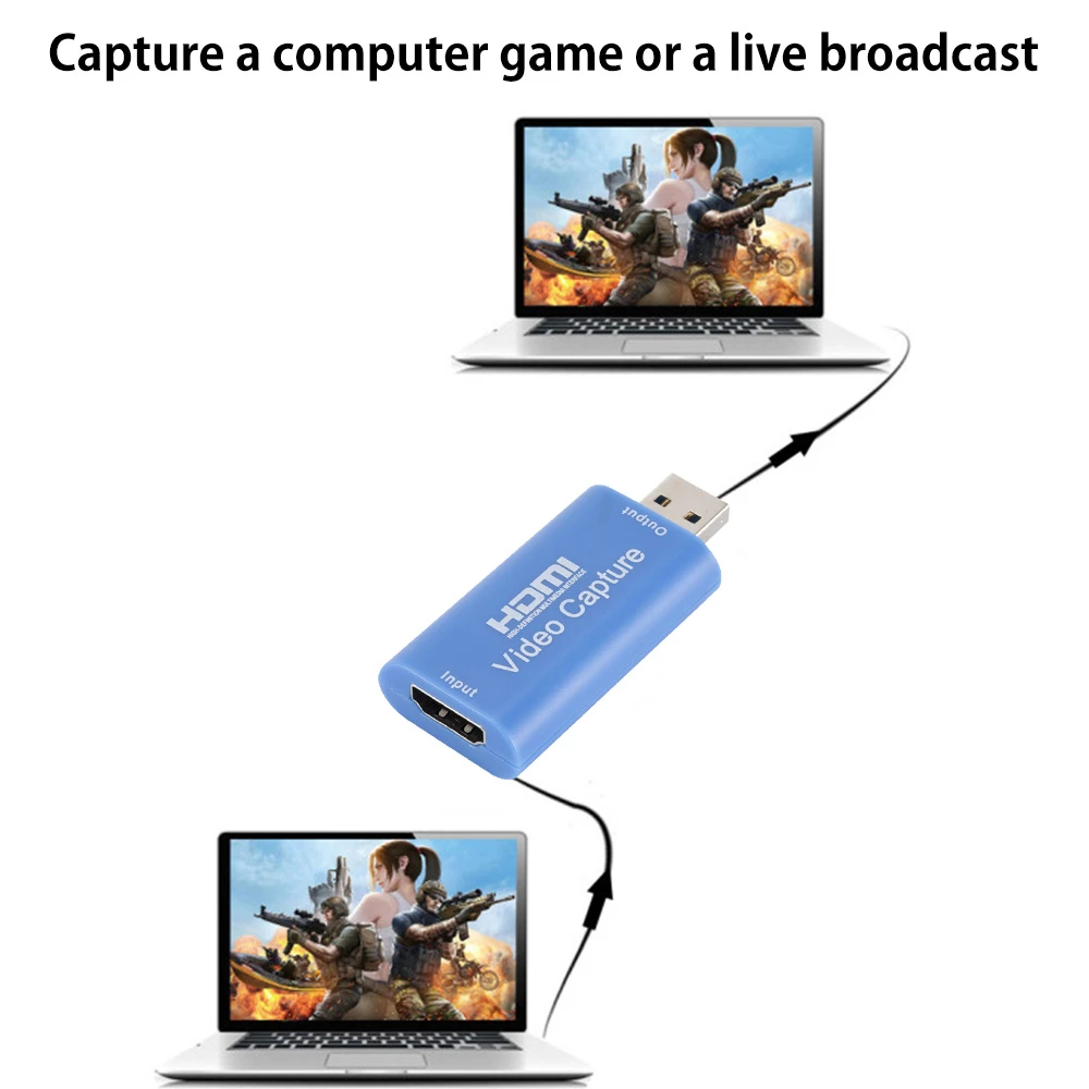 4K 1080P USB Карта захвата видео HDMI-совместимая записывающая коробка для PS4 DVD-проигрывателя камкордера камеры записи в прямом эфире.