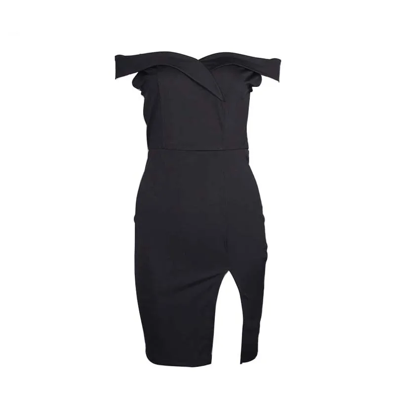 Женское облегающее платье мини без рукавов вечернее черного винного или