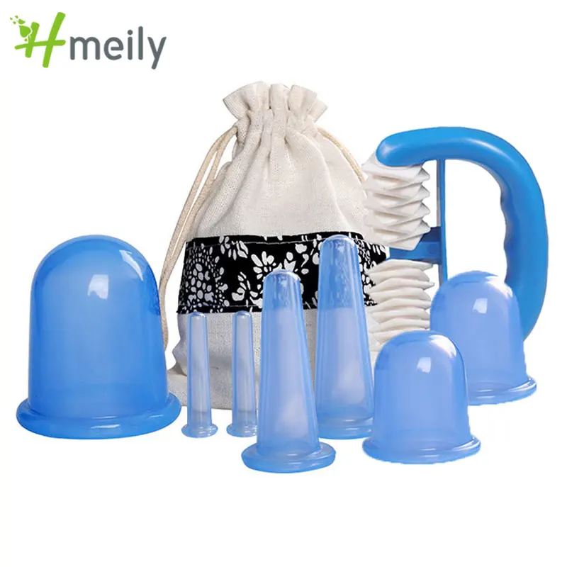 Вакуумный антицеллюлитный всасывающий баночный массажер для здоровья