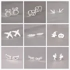 Серьги REETI перо, шпильки, серьги из стерлингового серебра 925 пробы для женщин, подарочные украшения, женские серьги