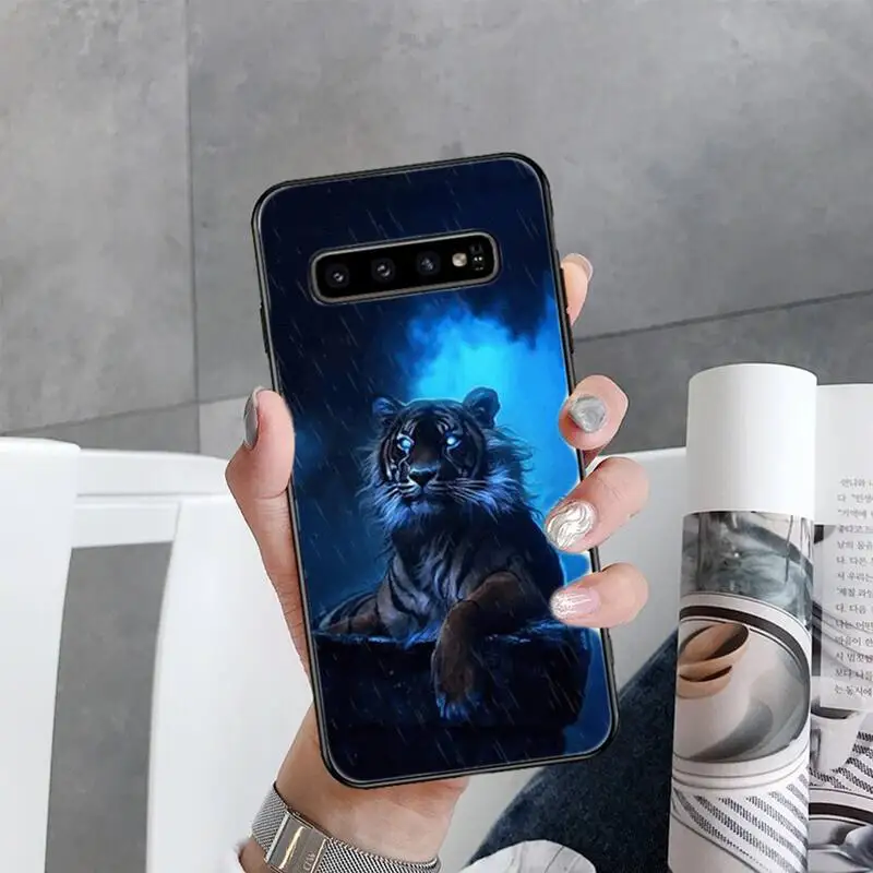 

Ferocious tiger fashion cool Phone Case For Samsung Galaxy S5 S6 S7 S8 S9 S10 S10e S20 edge plus lite