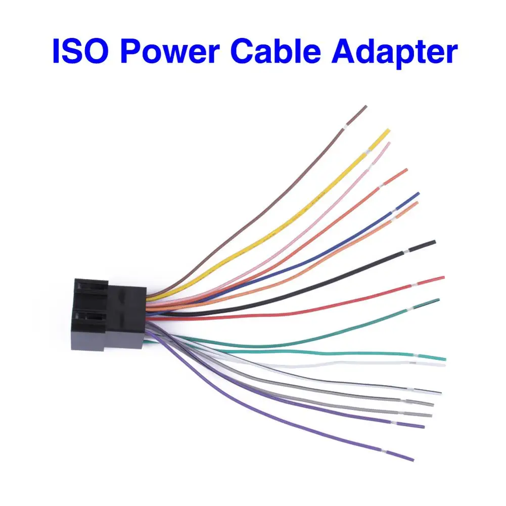 Автомобильный MP5 dvd плеер силкабель питания Женский ISO радио провод жгута