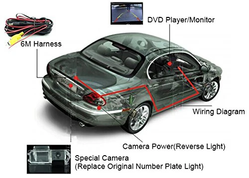CCD фотокамера заднего вида для Honda задний вид автомобиля CRV 2006 2007 2008 2009 2010 2011 камера