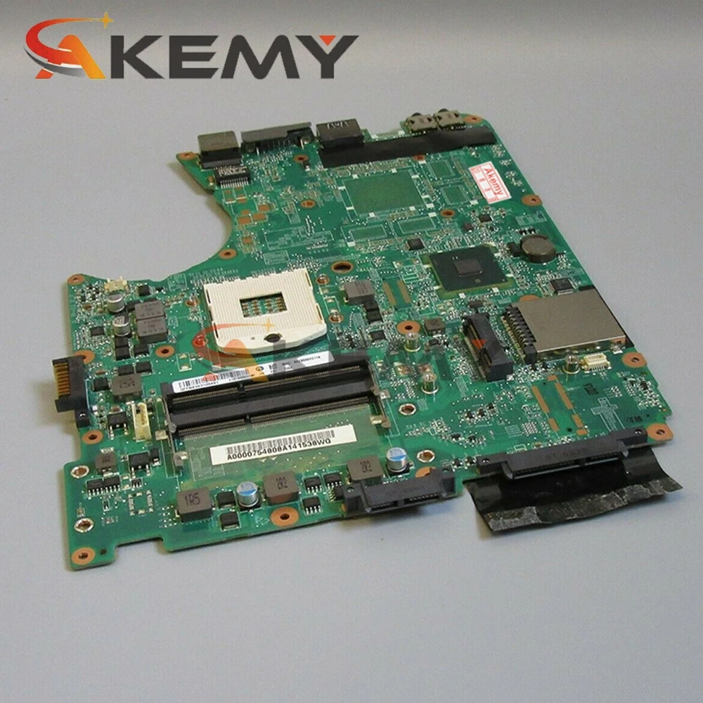 

AKemy laptop motherboard for TOSHIBA Satellite L655 L650 A000075380 31BL6MB0000 DA0BL6MB6G1 Mainboard HM55 DDR3 Free cpu