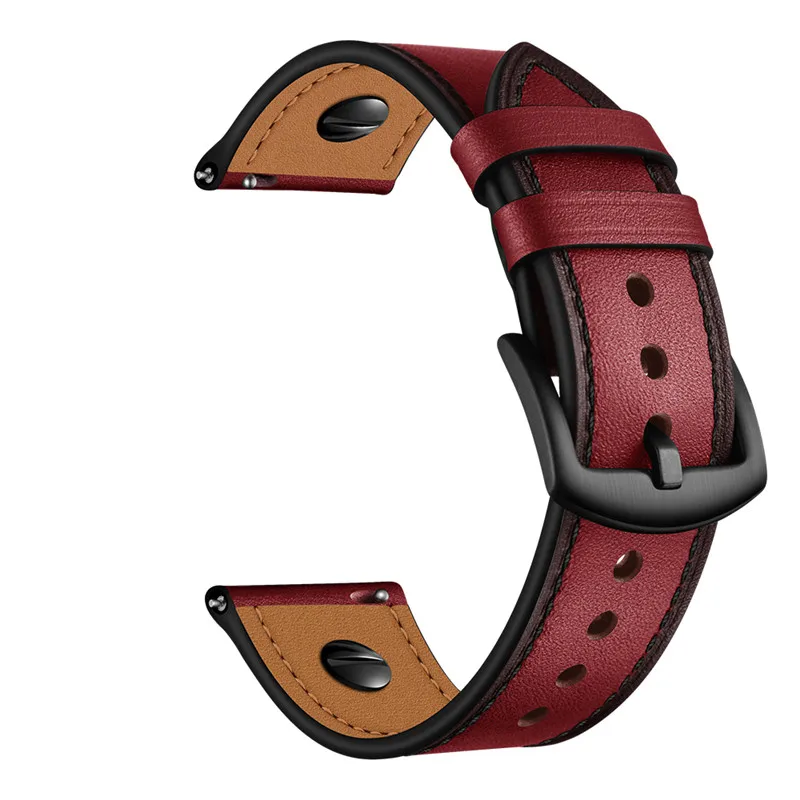 Смарт часы Huami Amazfit GTR 47 мм для xiaomi amazfit stratos 2 2s кожаный ремешок 22 спортивный