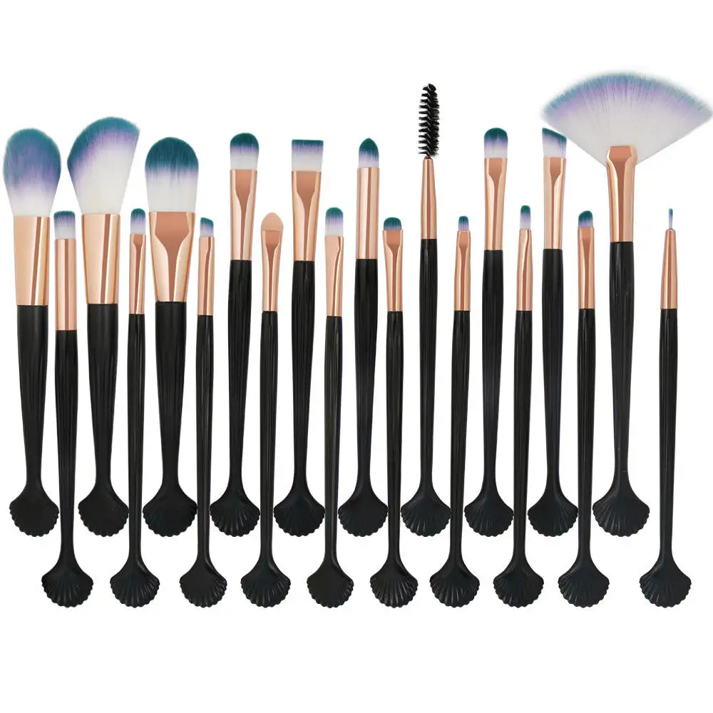 20 Pieces Makeup Brush Set Professional Face Eye Shadow Eyeliner Foundation Blush Lip Brushes Cosmetics | Красота и здоровье