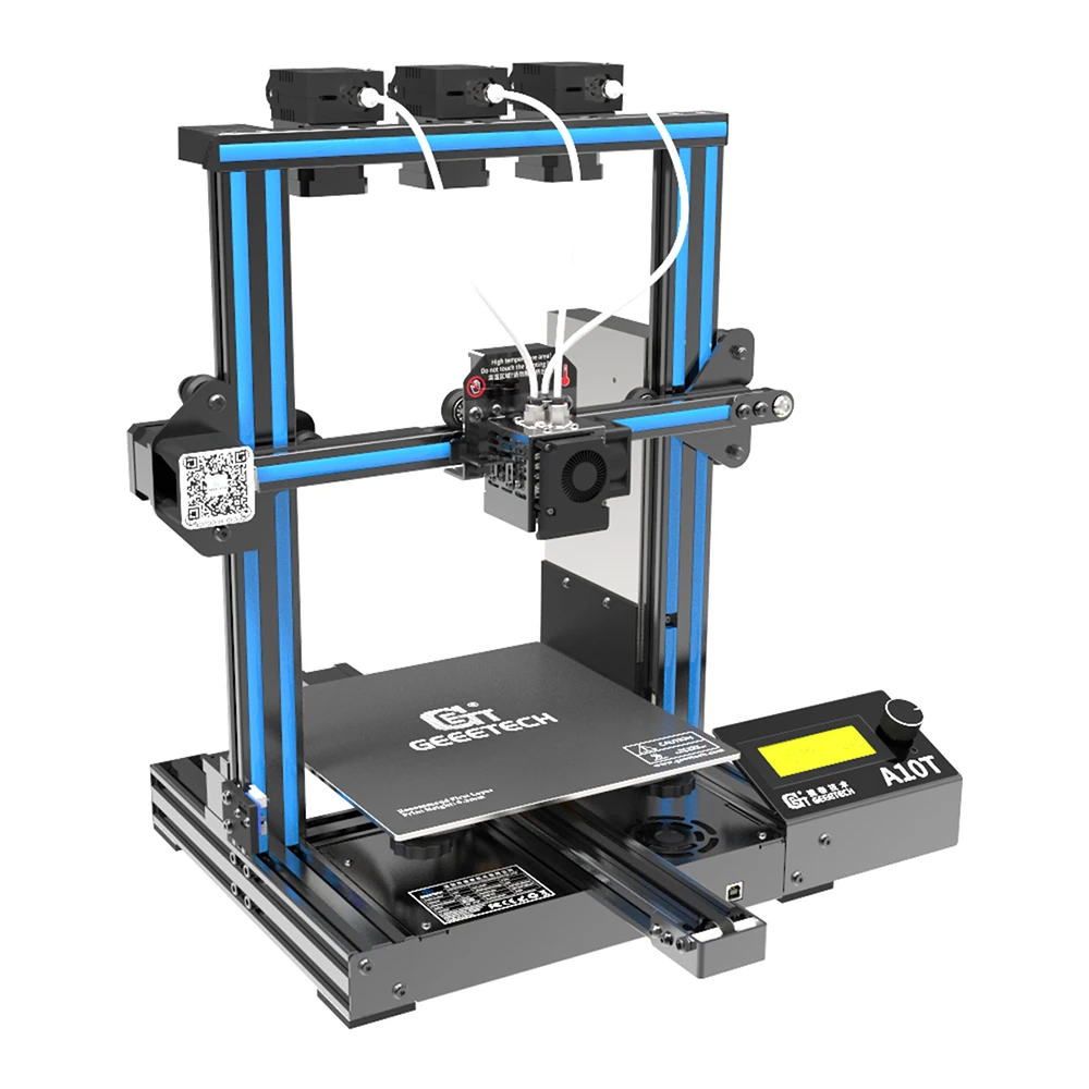 Geeetech 3d принтер A10T 3 в 1 из смешанного свойства обновления GT2560 V4.0 контроллер с открытым исходным кодом 220x220x250 мм LCD2004 FDM CE
