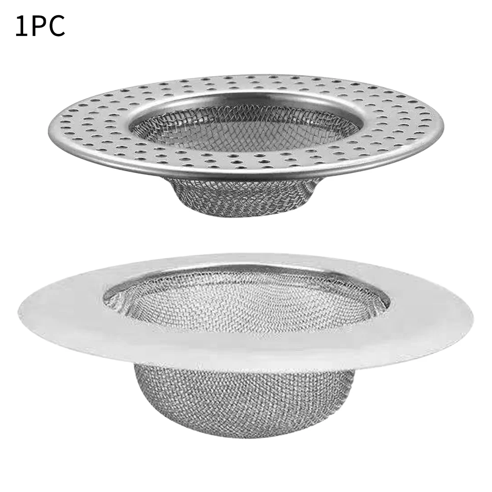 

Home Bathroom Kitchen Sink Filter Mesh Food Strainer Repair Restaurant Replacement Part Hotel Practical Durable Stainless Steel