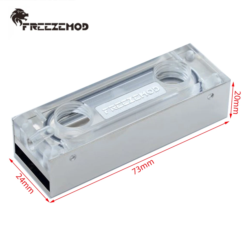 

2pcs FREEZEMOD Memory Vest M2-ZBSR Aluminum Alloy M2 Solid State Drive Heatsink Water Cooling Shell RAM Vest for 2280 SSD