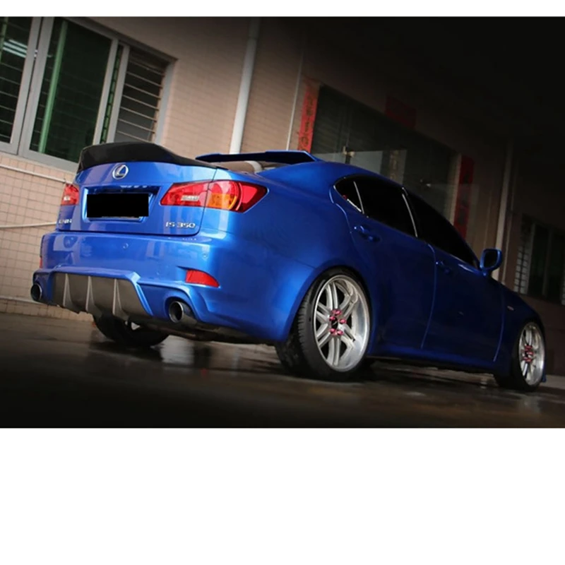 Спойлер для LEXUS IS250 IS300 IS350 2006 07 08 09 10 2011 IS real glossy carbon fiber заднего крыла спортивные