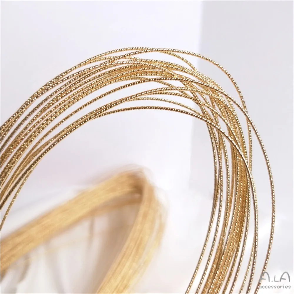 

14K package of Kim Bao group of flowers hard yarn linen yarn copper wire DIY winding bracelet earphone parts