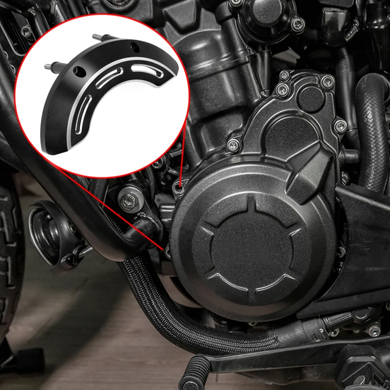 Левый корпус двигателя CNC крышка статора генератора защита от удара ползунок для