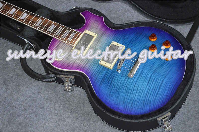 Suneye стандартная электрогитара твердая гитара из красного дерева корпус