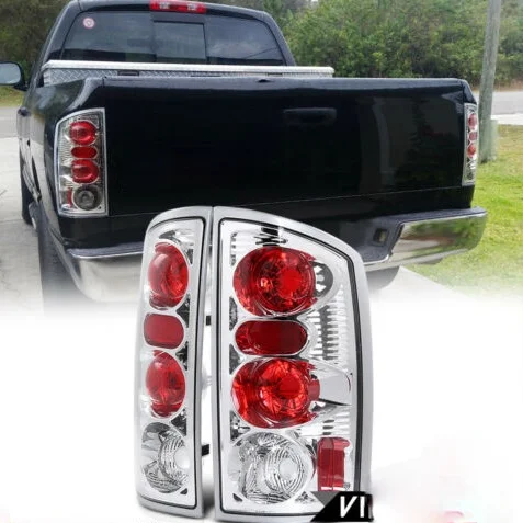 Хромированный задний фонарь в сборе для Dodge Ram 02-06 1500 2500 3500 L + R, стоп-сигнал, автомобильные аксессуары