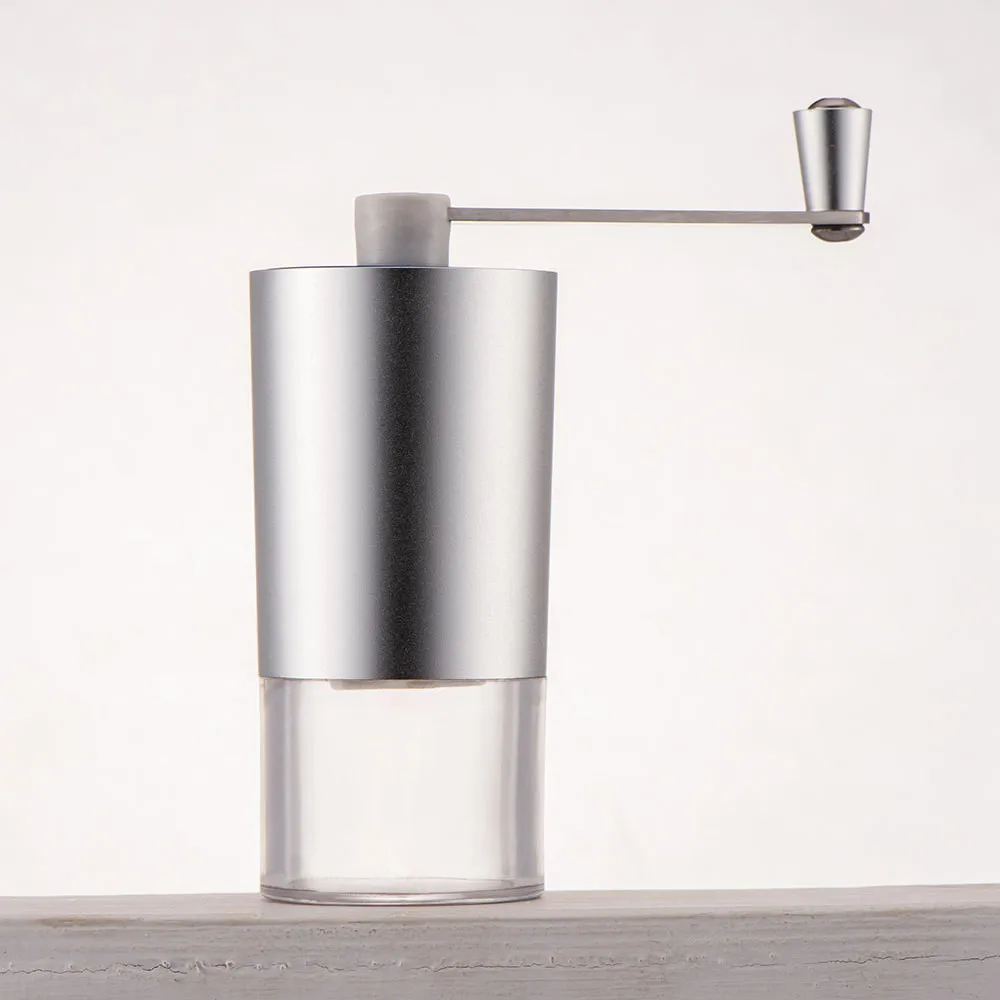 Кофемолка алюминиевая портативная кофемолка Профессиональная ручная для