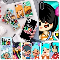 toca boca toca life world game phone case for iphone 12 11 pro max mini xs max 8 7 6 6s plus x 5s se 2020 xr silicone soft cover