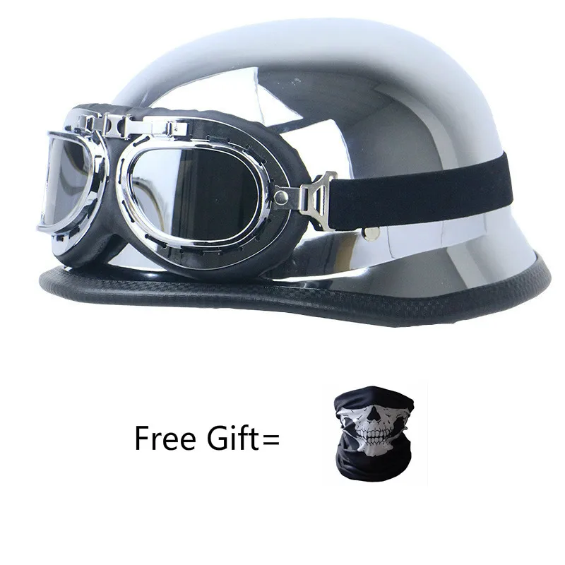 Мотоцикл немецкий шлем Электрический скутер мотовездеход Круизер полушлемы