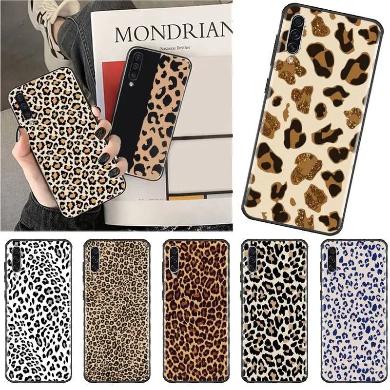 

Leopard Print Fashion luxury Phone Case For Samsung A40 A50 A51 A71 A20E A20S S8 S9 S10 S20 Plus note 20 ultra 4G 5G