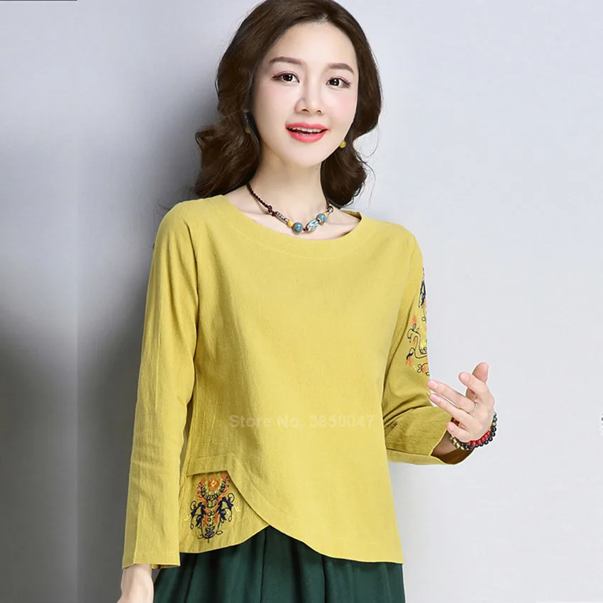 Женское винтажное платье Чонсам из хлопка и льна в традиционном китайском стиле