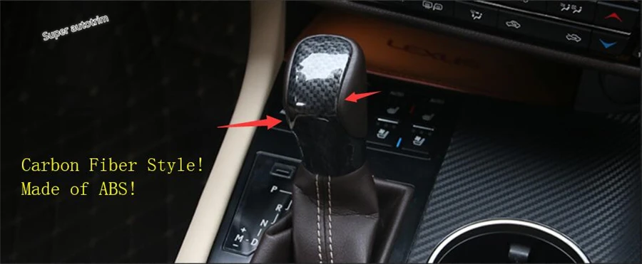 Lapetus внутренний вид из углеродного волокна подходит для LEXUS NX NX200T NX300H 2015 - 2019 рычаг