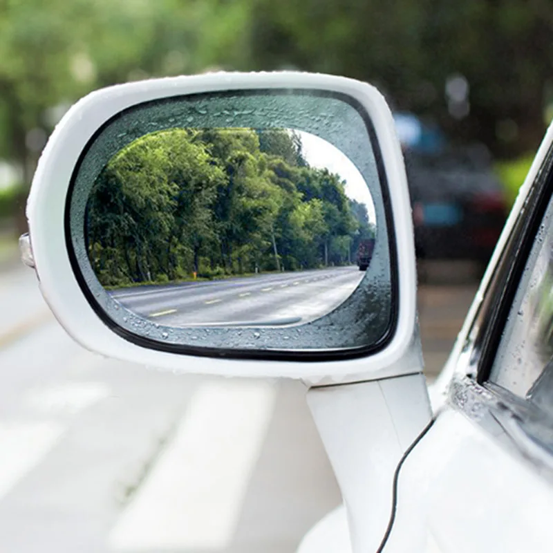 2 шт. водонепроницаемая и противотуманная пленка для автомобильного зеркала