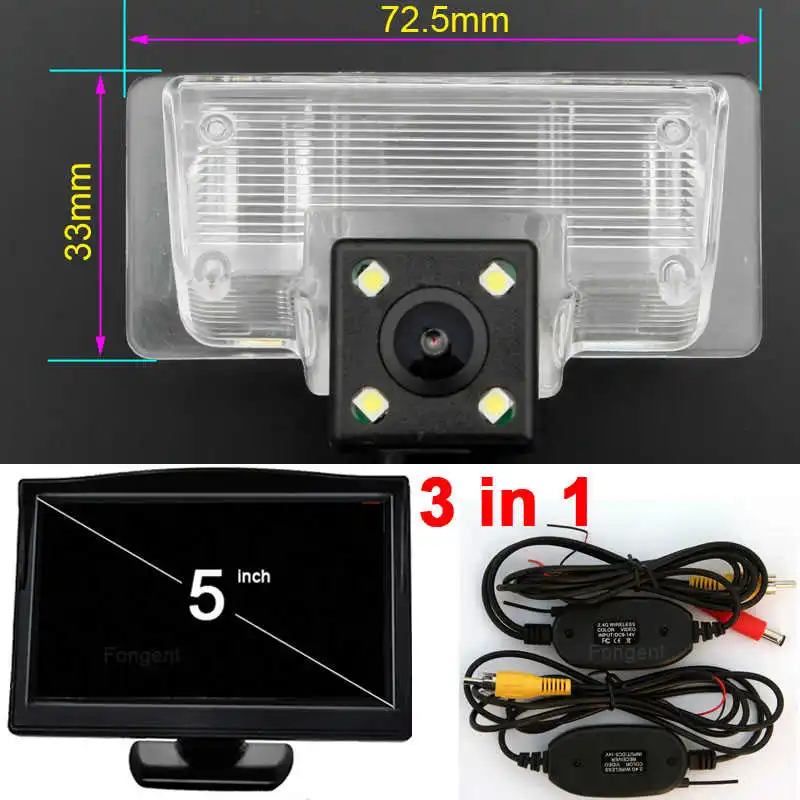 Автомобильное зеркало заднего вида для парковки обратный Камера монитор Nissan