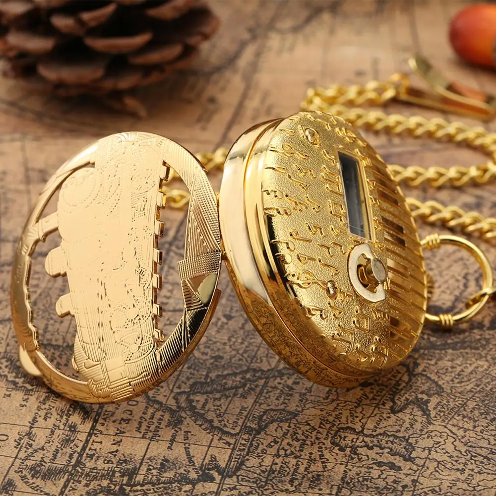 

Male Fashion Silver Case Music Pocket Watch Women Personality Roman Numerals Dial Pocket Watch Swan Lake Music Pendant Watch