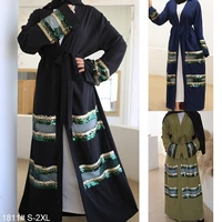 islamic products open lace hollow out embroider muslim set for women abayas for women muslim woman chandals turkey abaya cm145