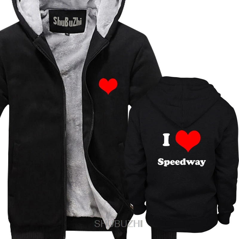 Мужская толстовка с капюшоном I Love Speedway бесплатная доставка в Великобританию