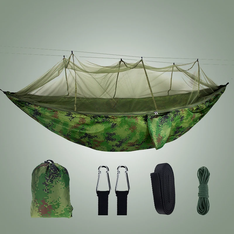 Гамак с москитной сеткой камуфляж Кемпинг Спальный Сад Открытый взрослых