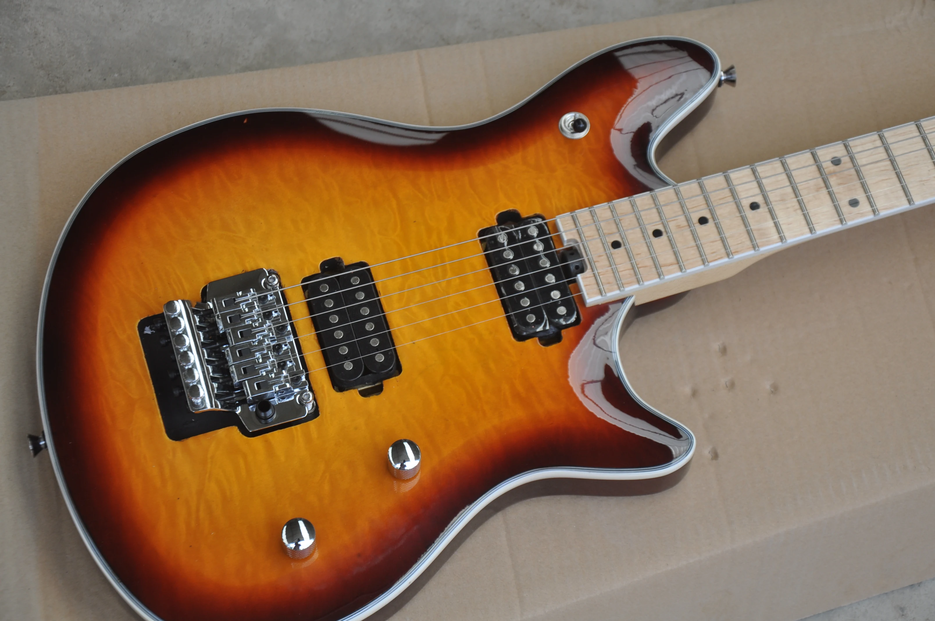 

6 String Wolf gang Electric Guitar In Sunburst in stock 62 E V H