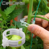 50100pcs plastic plant clips supports connects reusable protection grafting fixing tool gardening supplies for vegetable tomato