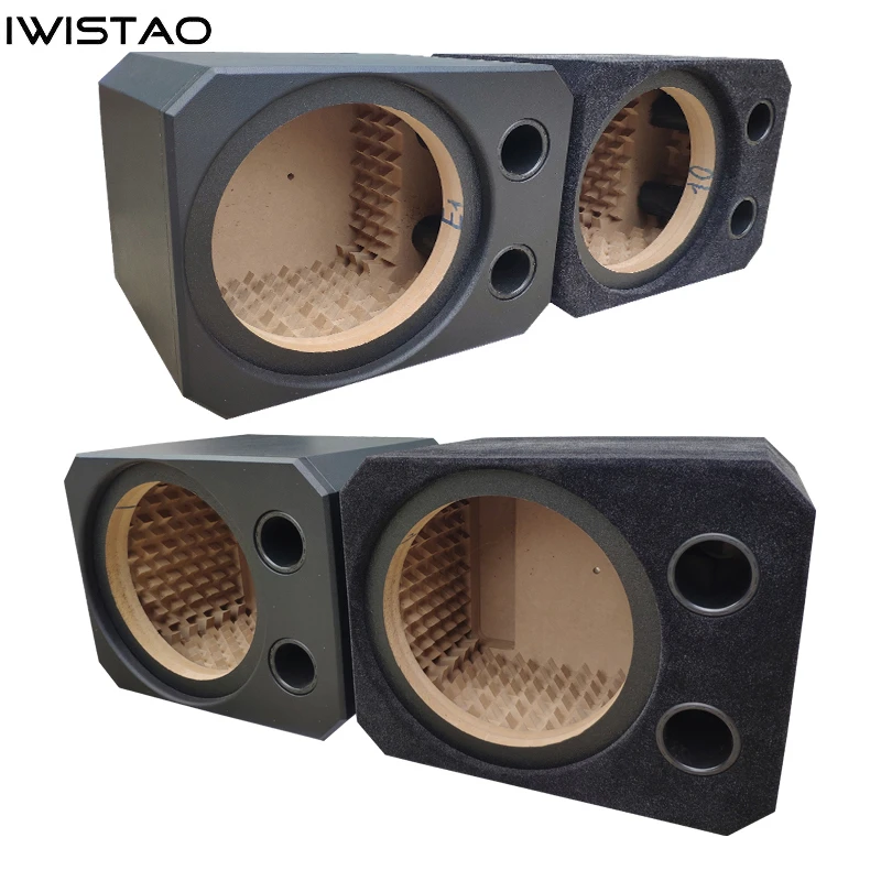 IWISTAO HIFI 12 Inch Passive Subwoofer Empty Cabinet Honeycomb HDF Board Enclosure Front Inverted Car Audio DIY | Электроника
